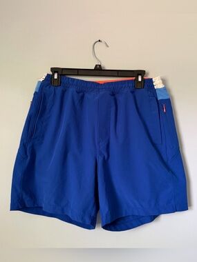 Bird dogs shorts size Xl blue and orange